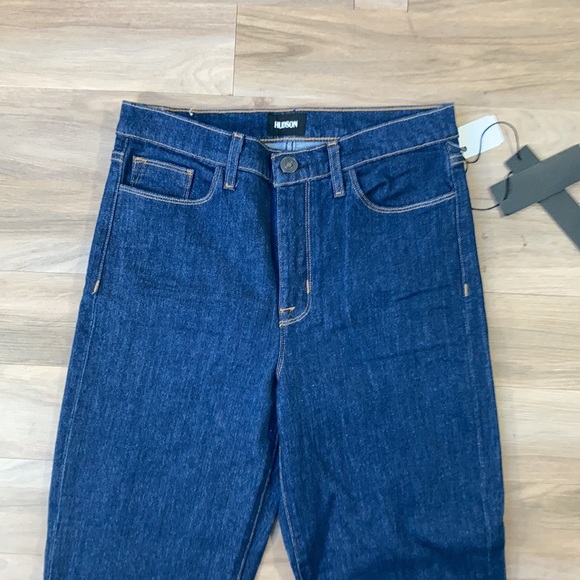 Hudson high rise Zoeey deep cuff straight crop jean size 27 - Picture 6 of 14